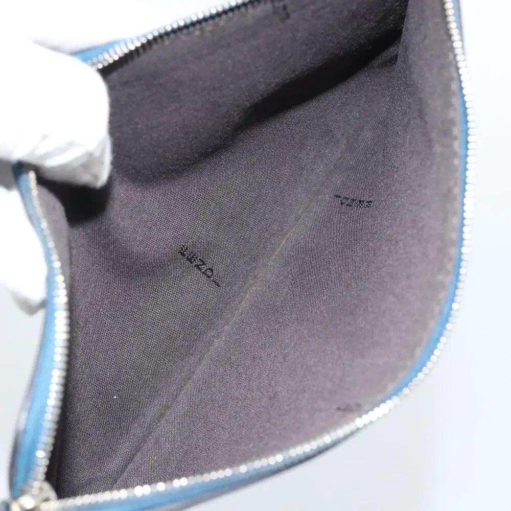 Fendi Leather FF Tote Blue